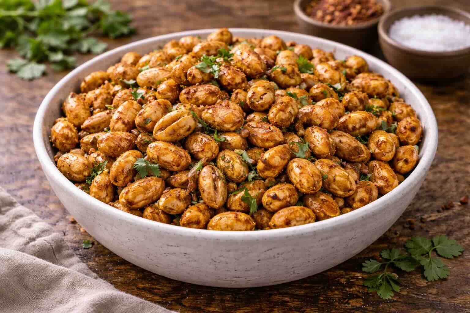 Spiced Roasted Peanuts